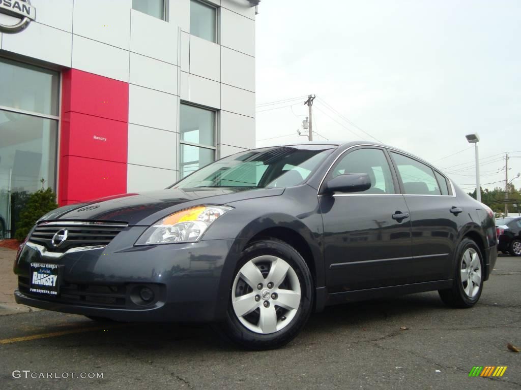 2007 Altima 2.5 S - Dark Slate Metallic / Charcoal photo #4