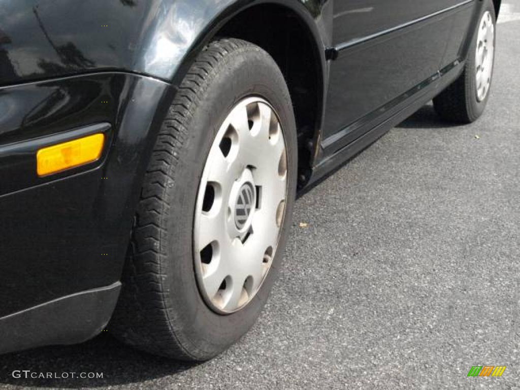 2003 Golf GL 2 Door - Black / Black photo #6