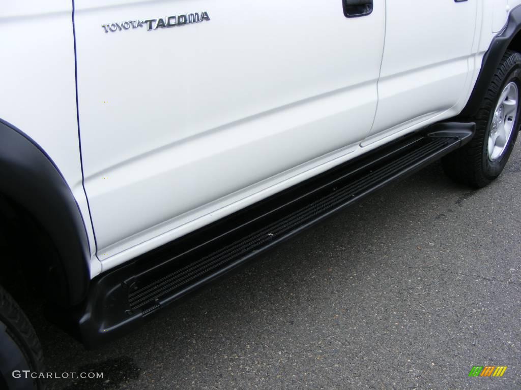 2002 Tacoma V6 PreRunner Double Cab - Super White / Charcoal photo #16