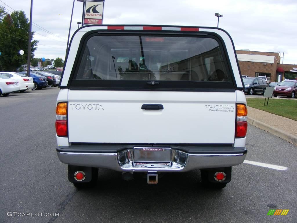 2002 Tacoma V6 PreRunner Double Cab - Super White / Charcoal photo #19