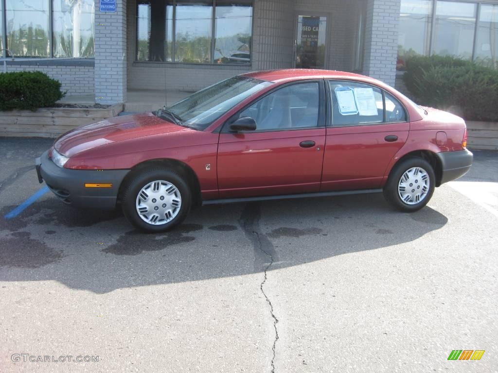 1996 S Series SL1 Sedan - Medium Red / Gray photo #1
