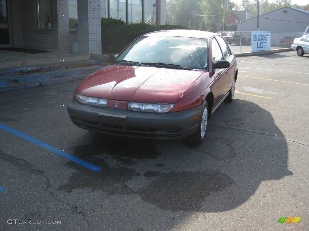 1996 S Series SL1 Sedan - Medium Red / Gray photo #3