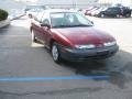 1996 Medium Red Saturn S Series SL1 Sedan  photo #5