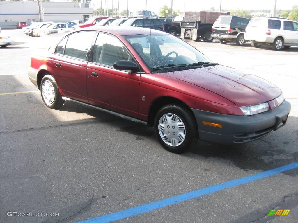 1996 S Series SL1 Sedan - Medium Red / Gray photo #6