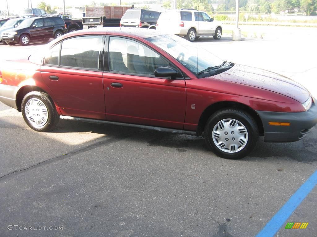 1996 S Series SL1 Sedan - Medium Red / Gray photo #7