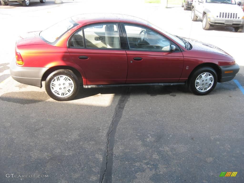 1996 S Series SL1 Sedan - Medium Red / Gray photo #8