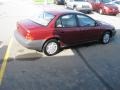 1996 Medium Red Saturn S Series SL1 Sedan  photo #9