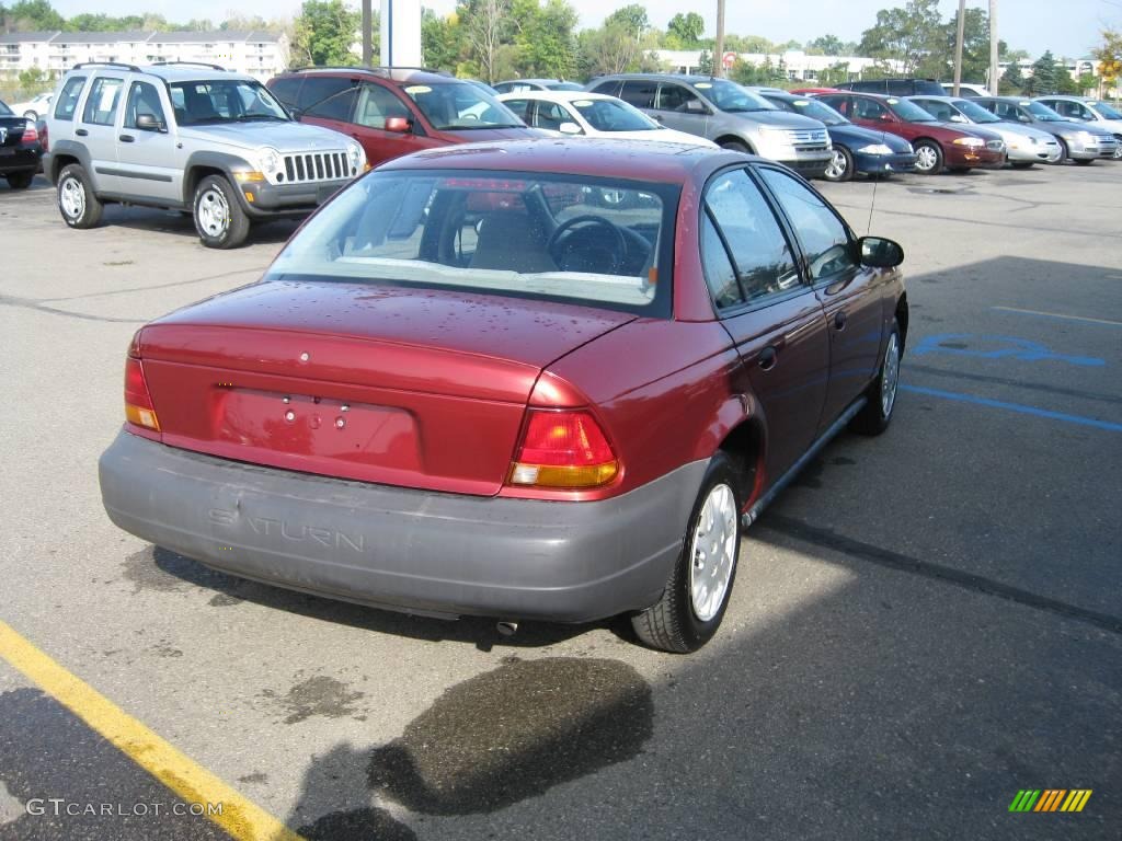 1996 S Series SL1 Sedan - Medium Red / Gray photo #10