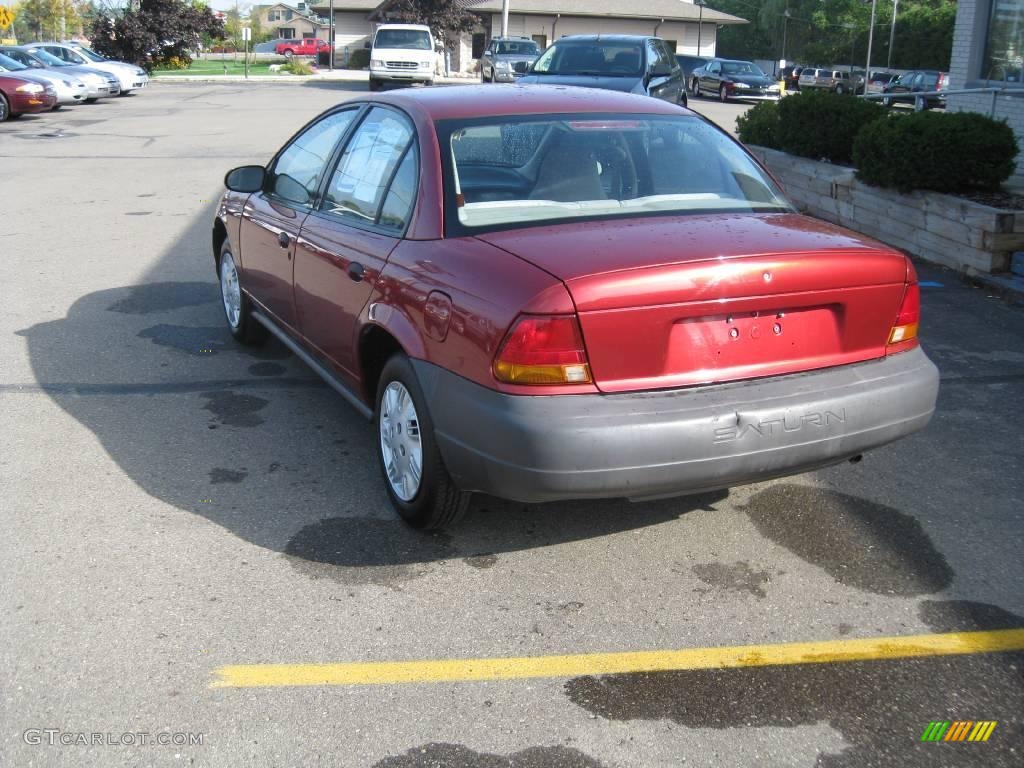 1996 S Series SL1 Sedan - Medium Red / Gray photo #12