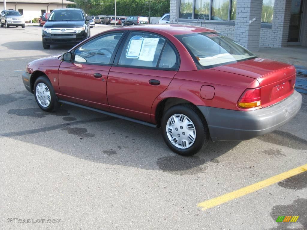1996 S Series SL1 Sedan - Medium Red / Gray photo #13