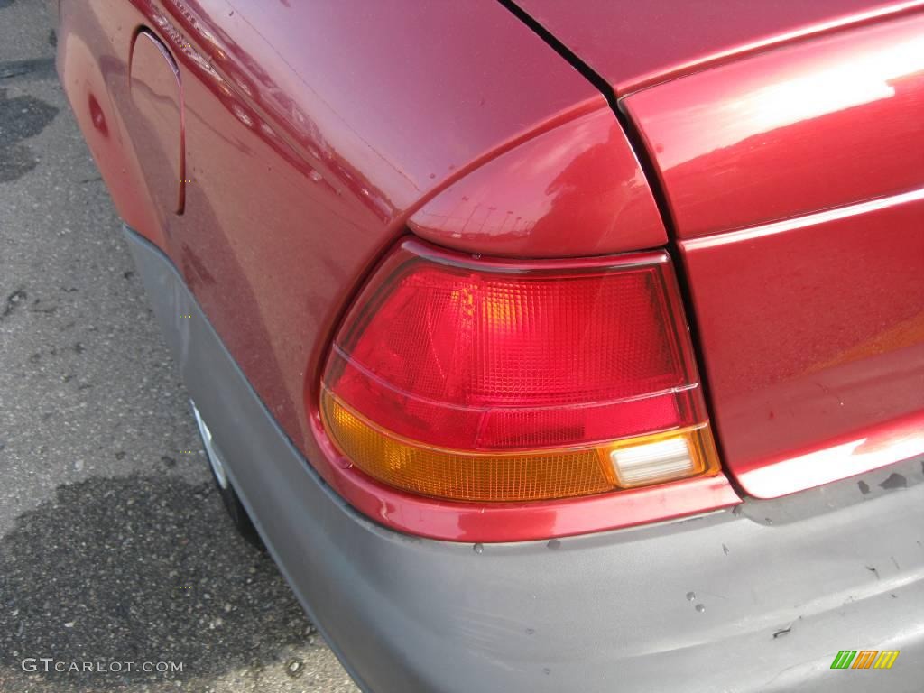 1996 S Series SL1 Sedan - Medium Red / Gray photo #15