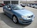 2007 Ice Blue Metallic Saab 9-3 2.0T Convertible  photo #4