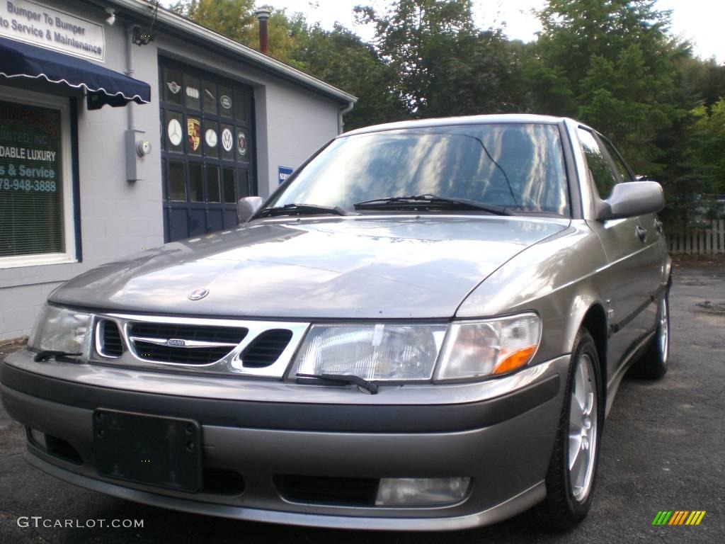 2002 9-3 SE Sedan - Steel Gray / Charcoal Gray photo #33