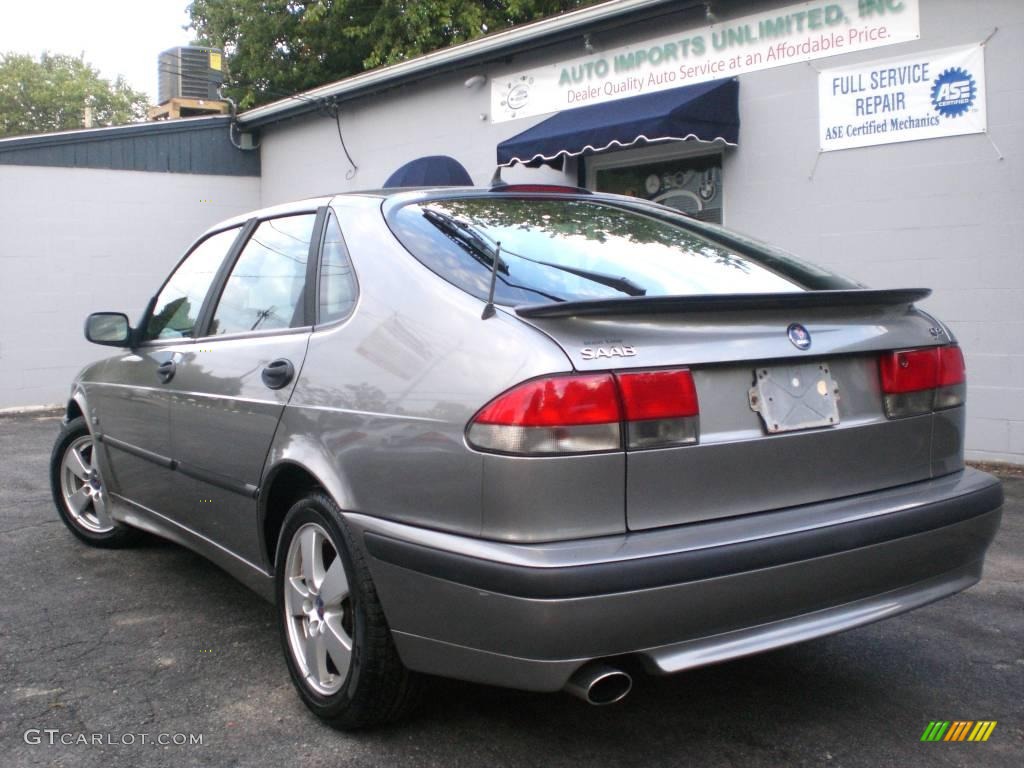 2002 9-3 SE Sedan - Steel Gray / Charcoal Gray photo #43