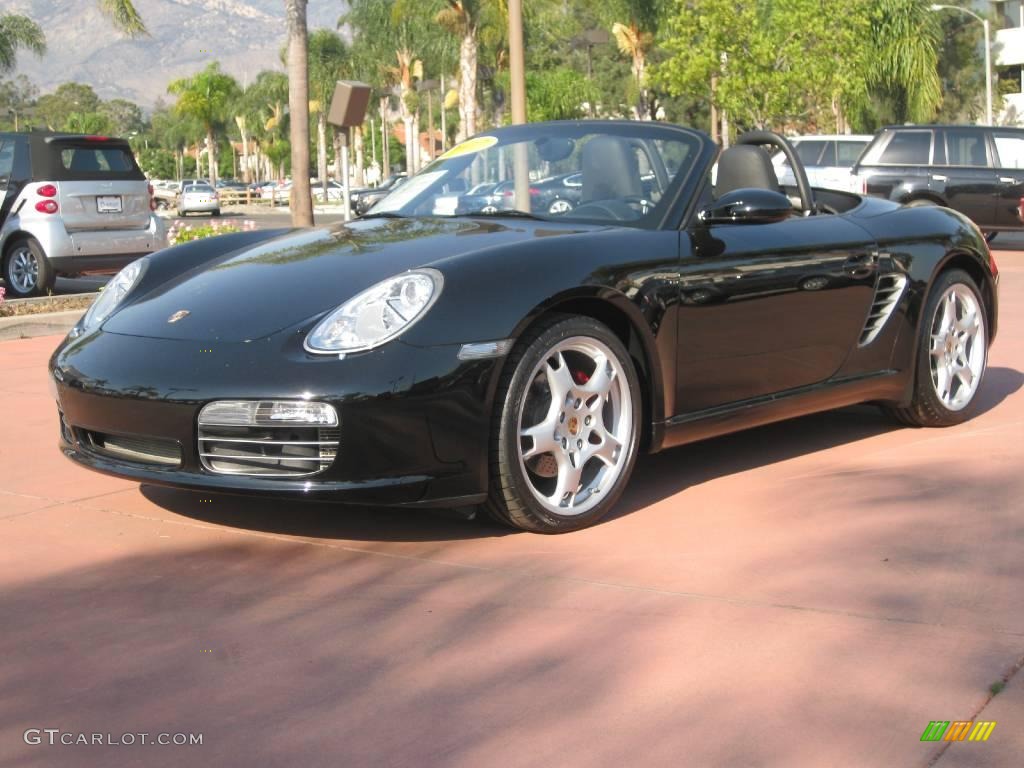 Black Porsche Boxster