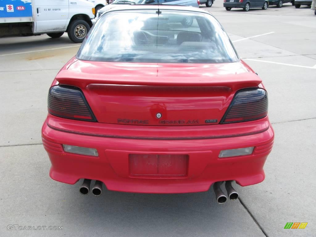 1993 Grand Am GT Coupe - Bright Red / Pewter photo #4