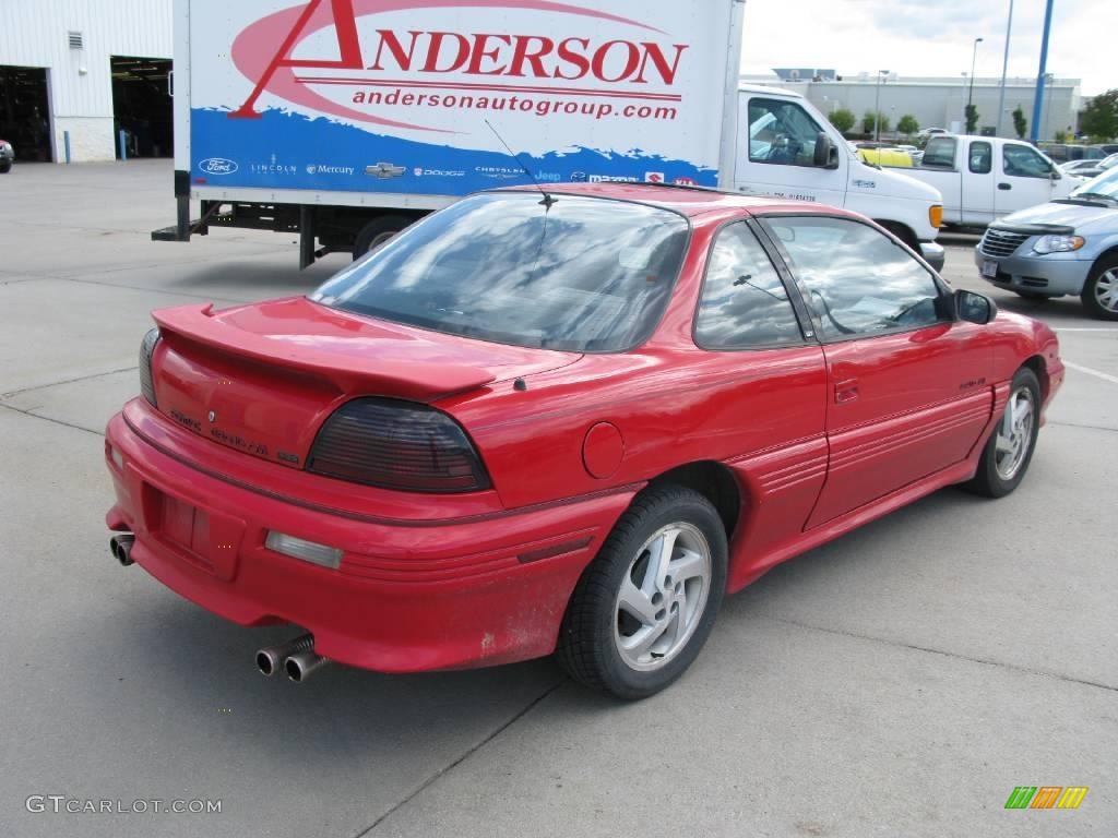 1993 Grand Am GT Coupe - Bright Red / Pewter photo #6