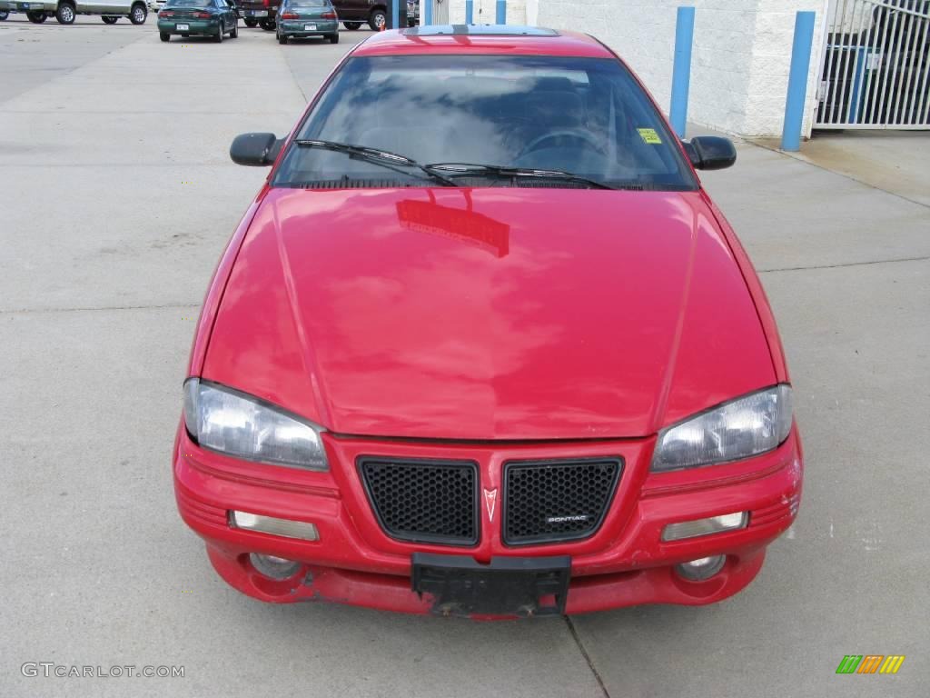 1993 Grand Am GT Coupe - Bright Red / Pewter photo #9