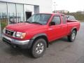 1998 Aztec Red Nissan Frontier XE Extended Cab 4x4  photo #2