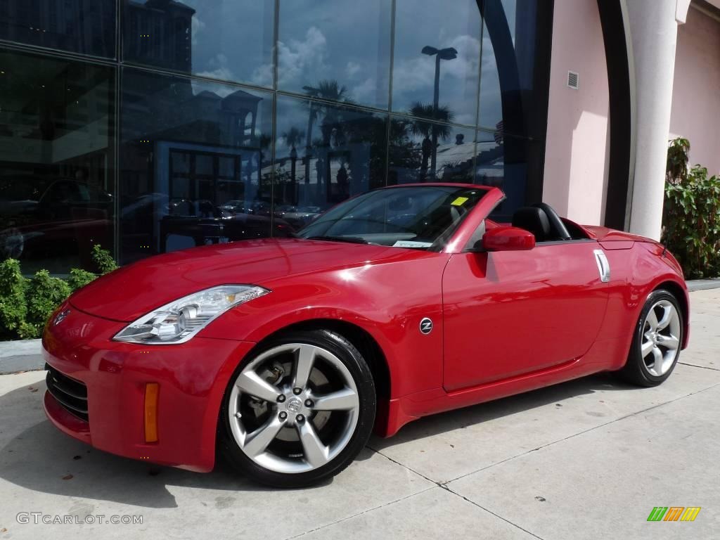 2007 350Z Touring Roadster - Redline / Charcoal photo #13