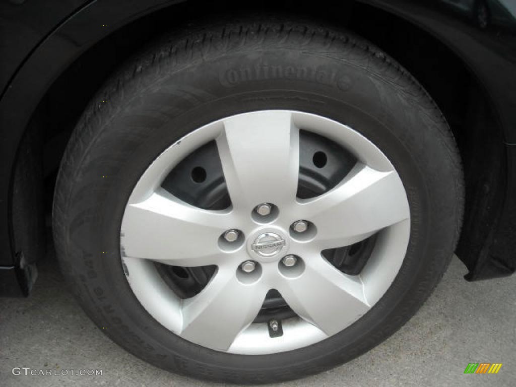 2008 Altima 2.5 S - Super Black / Charcoal photo #7