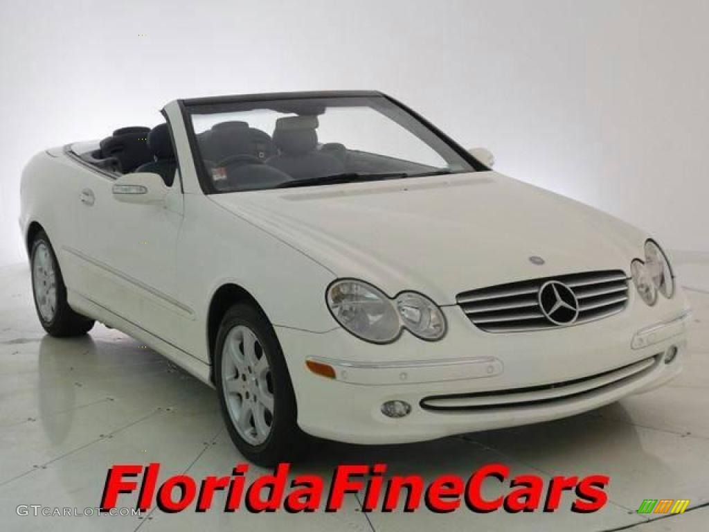 Alabaster White Mercedes-Benz CLK