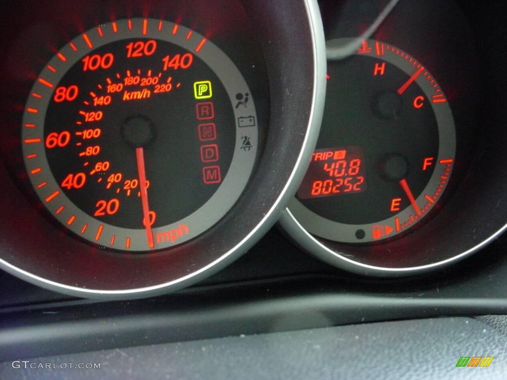 2004 MAZDA3 s Sedan - Strato Blue Mica / Black/Blue photo #17