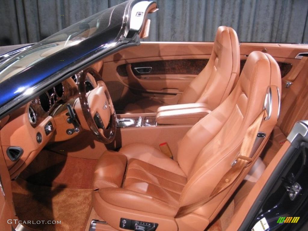 2007 Continental GTC  - Dark Sapphire / Saddle photo #6