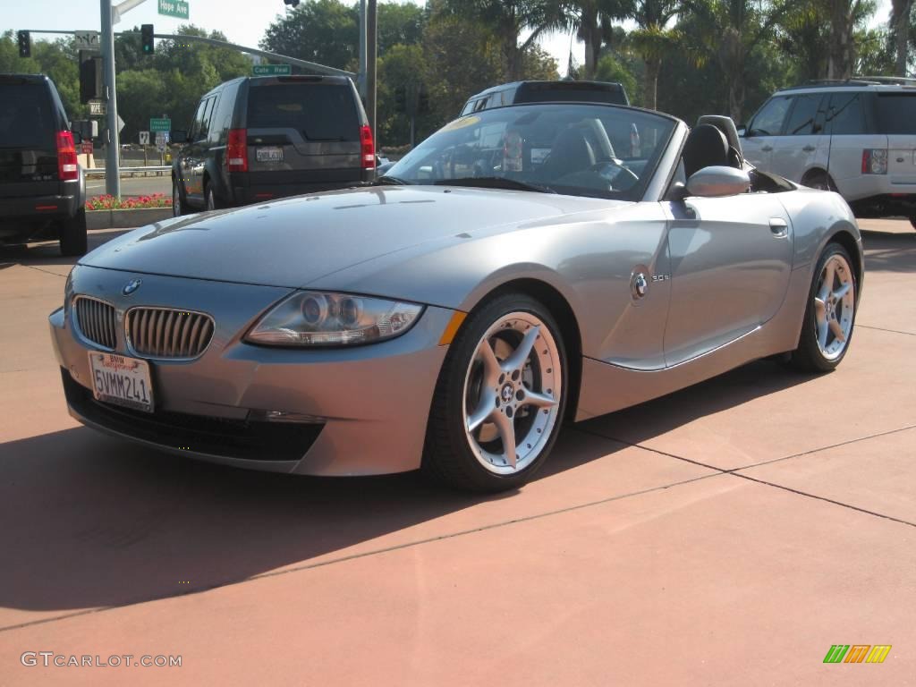 2006 Z4 3.0si Roadster - Silver Grey Metallic / Black photo #1