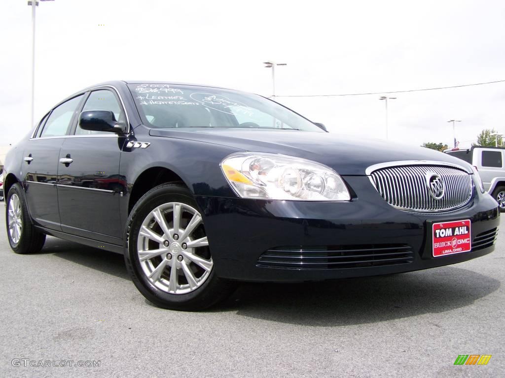 2009 Lucerne CXL - Ming Blue Metallic / Cocoa/Shale photo #1