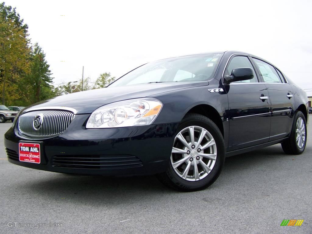 2009 Lucerne CXL - Ming Blue Metallic / Cocoa/Shale photo #5