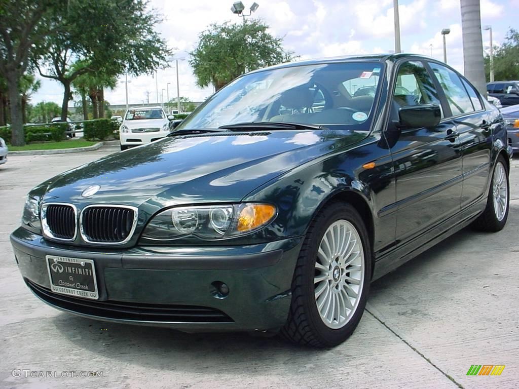 2004 3 Series 325i Sedan - Oxford Green Metallic / Sand photo #7