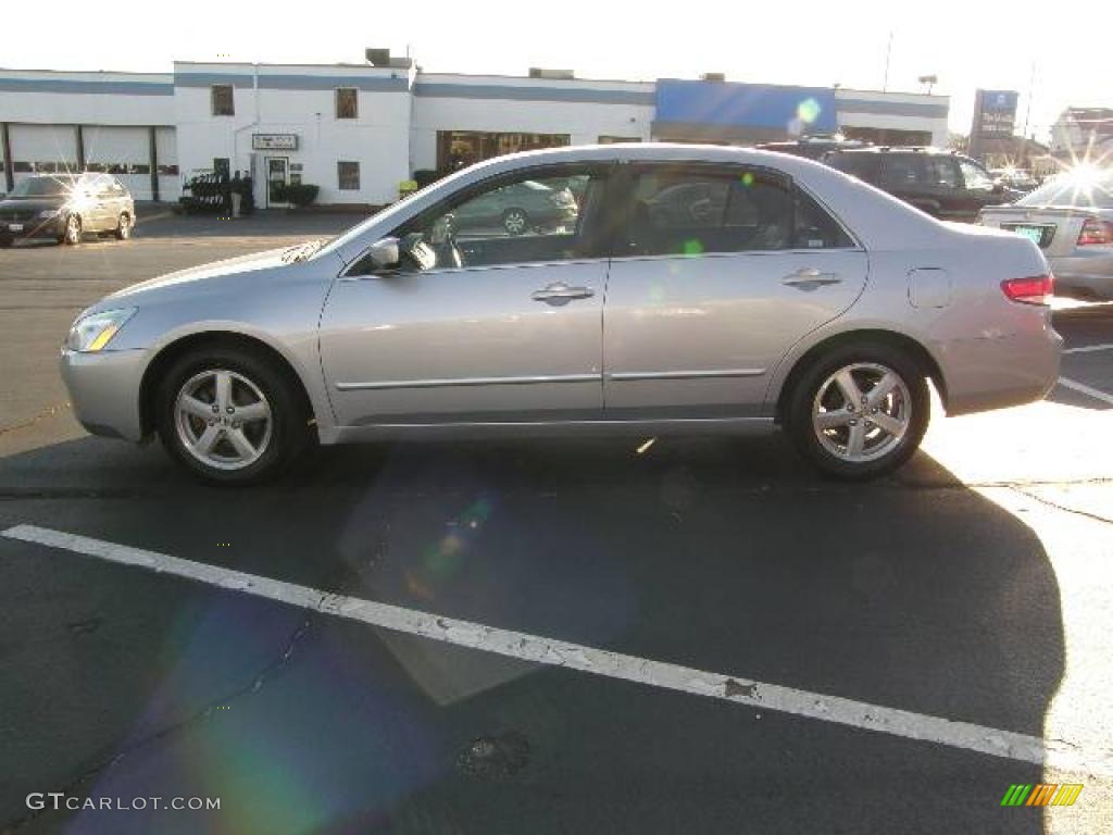 2003 Accord EX Sedan - Satin Silver Metallic / Black photo #2