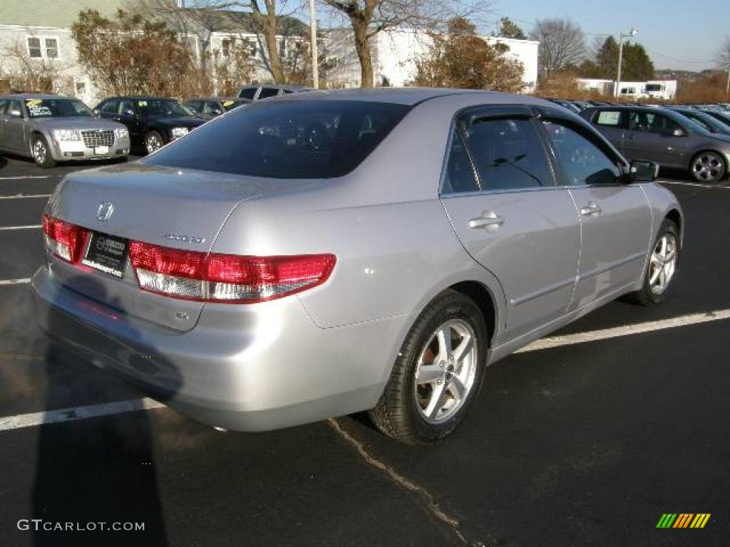 2003 Accord EX Sedan - Satin Silver Metallic / Black photo #5