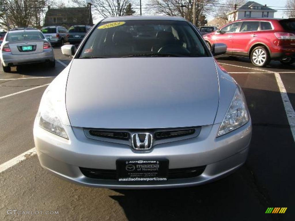 2003 Accord EX Sedan - Satin Silver Metallic / Black photo #8