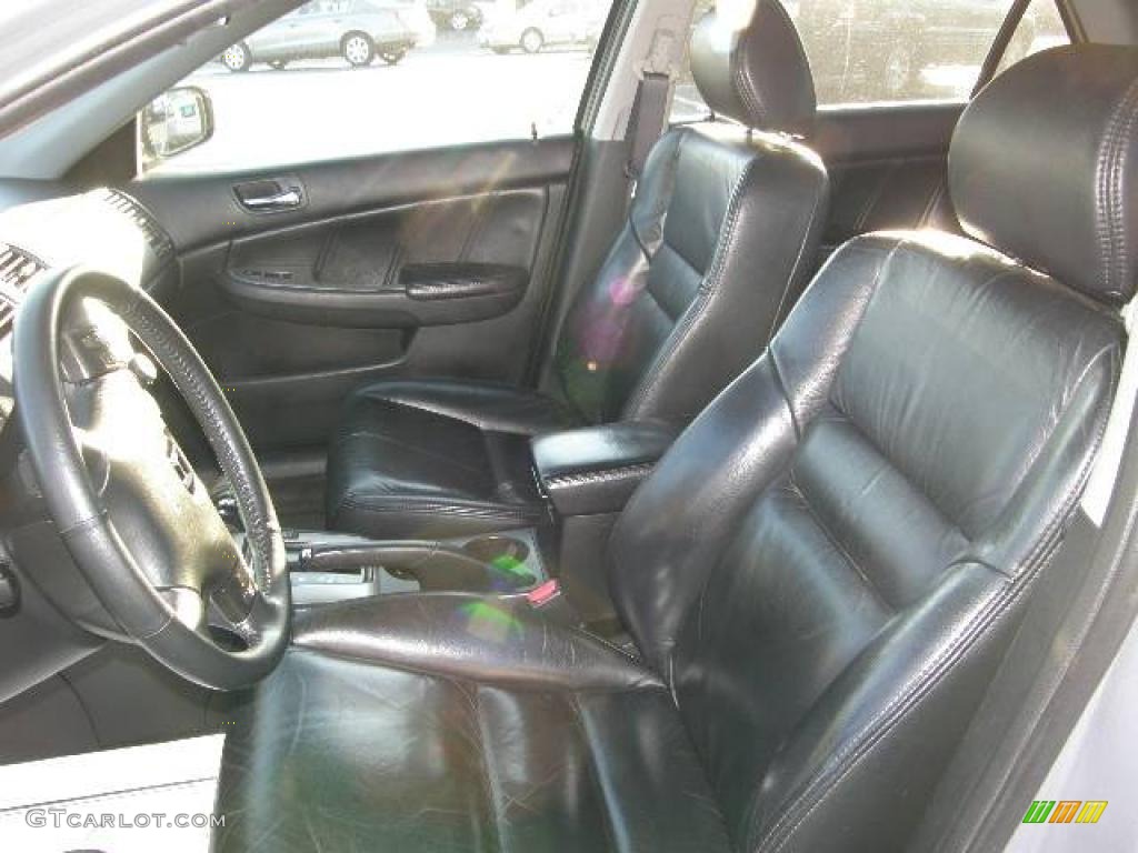 2003 Accord EX Sedan - Satin Silver Metallic / Black photo #9