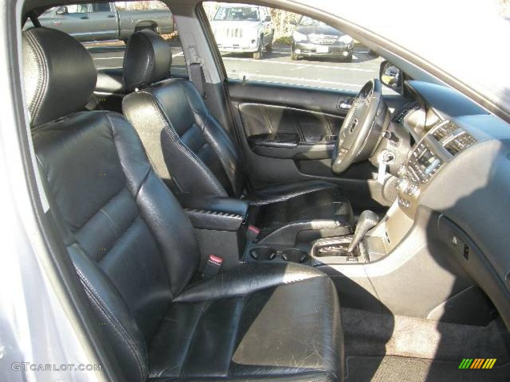 2003 Accord EX Sedan - Satin Silver Metallic / Black photo #11