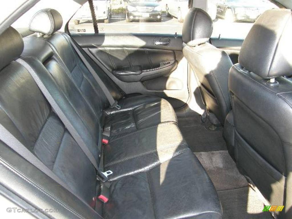 2003 Accord EX Sedan - Satin Silver Metallic / Black photo #12