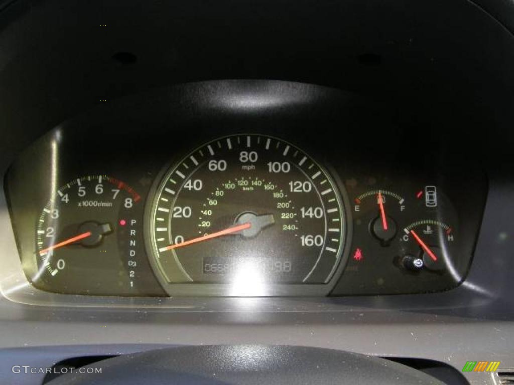 2003 Accord EX Sedan - Satin Silver Metallic / Black photo #14