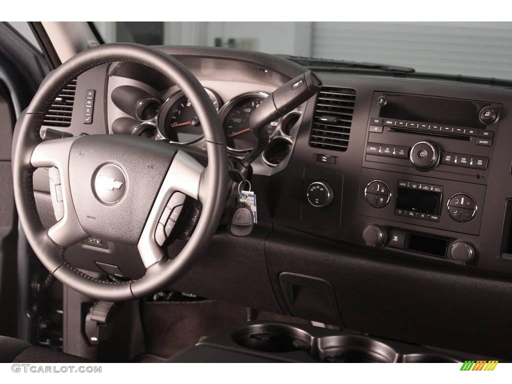 2009 Silverado 1500 LT Extended Cab 4x4 - Blue Granite Metallic / Ebony photo #6