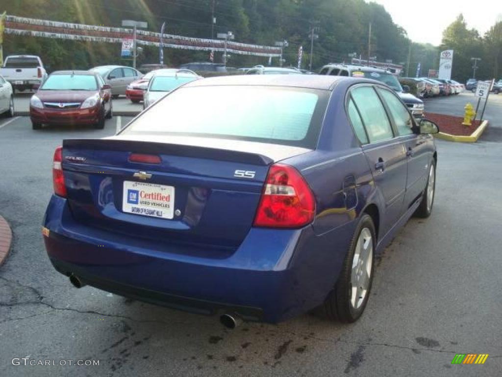 2007 Malibu SS Sedan - Laser Blue Metallic / Ebony Black photo #4