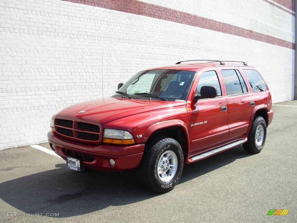 2000 Durango SLT 4x4 - Chili Pepper Red Pearl / Agate Black photo #1