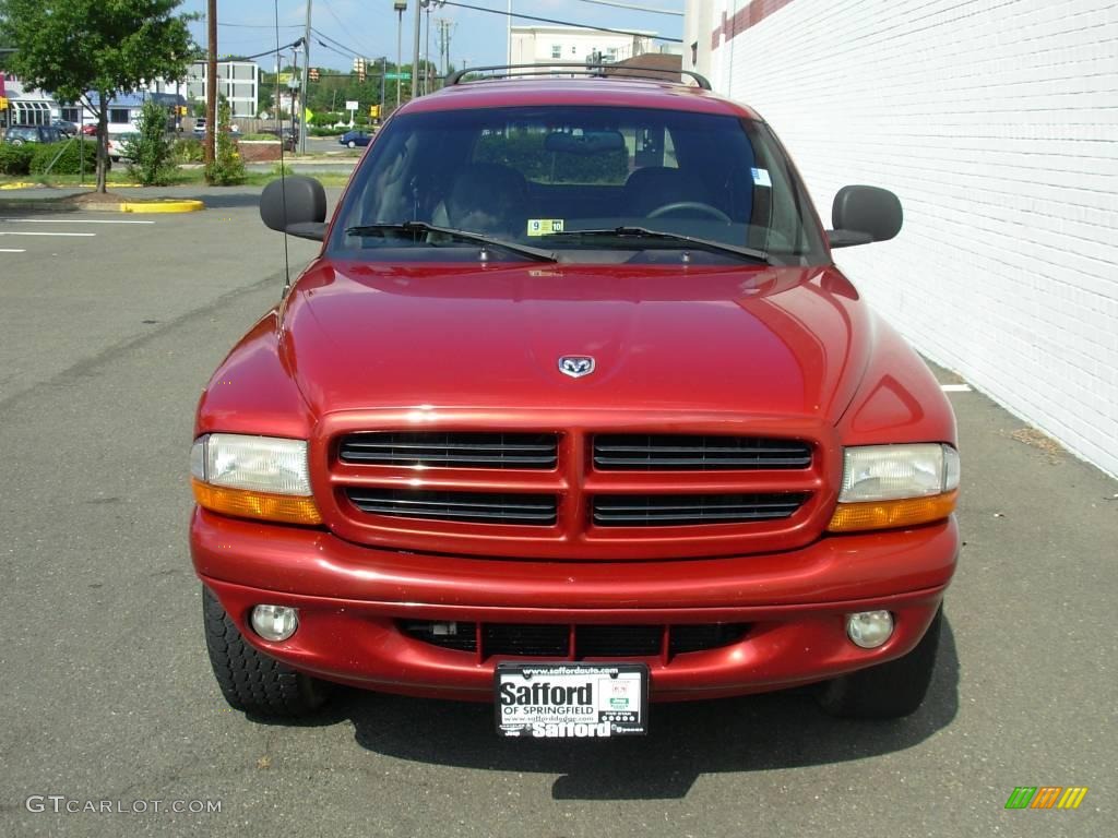 2000 Durango SLT 4x4 - Chili Pepper Red Pearl / Agate Black photo #8