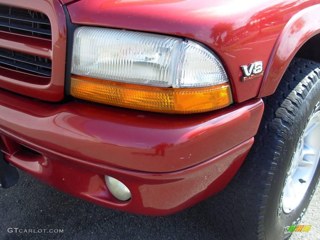 2000 Durango SLT 4x4 - Chili Pepper Red Pearl / Agate Black photo #9