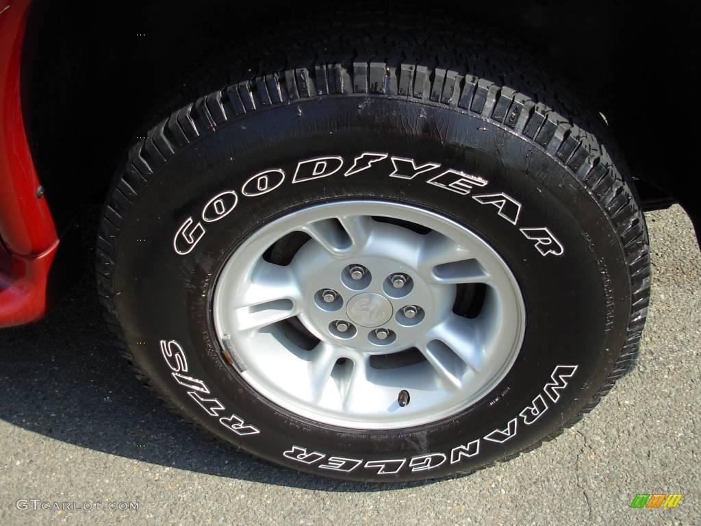 2000 Durango SLT 4x4 - Chili Pepper Red Pearl / Agate Black photo #13