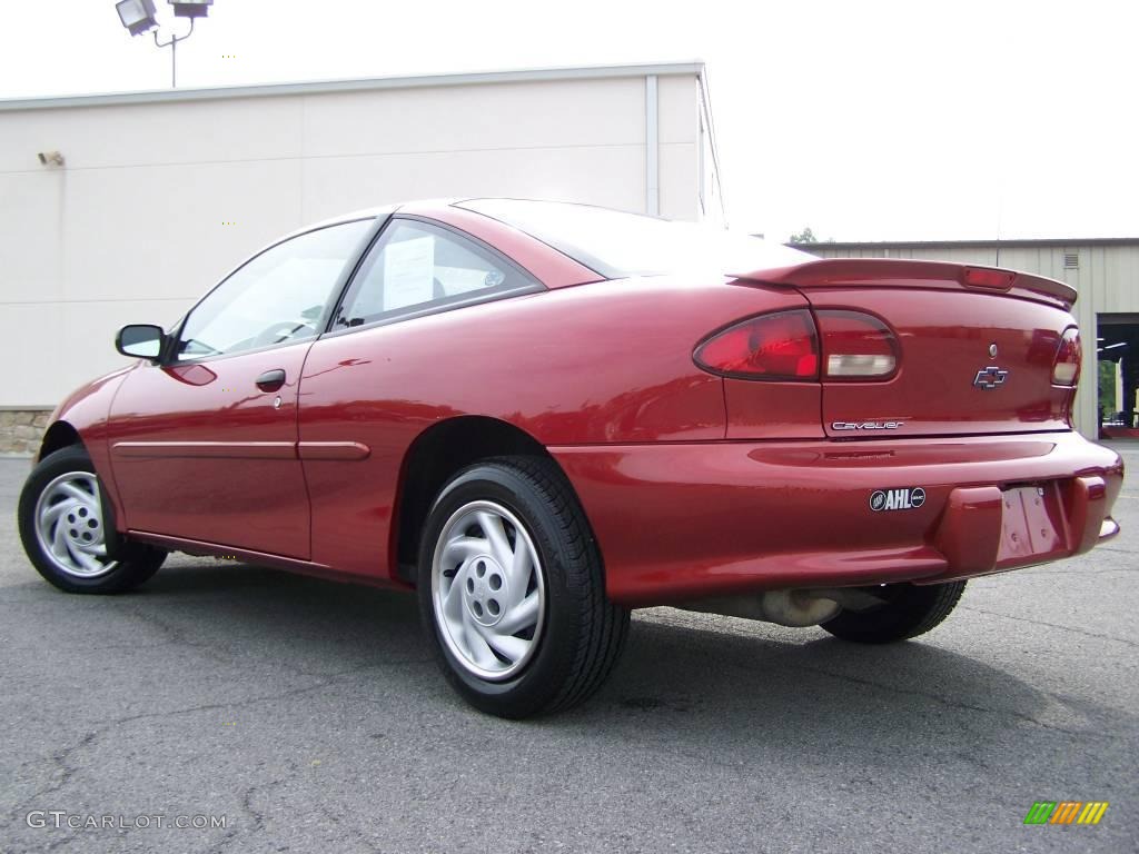 1999 Cavalier Coupe - Cayenne Red Metallic / Graphite photo #3