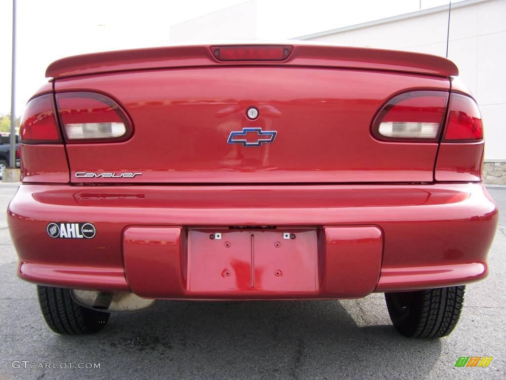 1999 Cavalier Coupe - Cayenne Red Metallic / Graphite photo #5