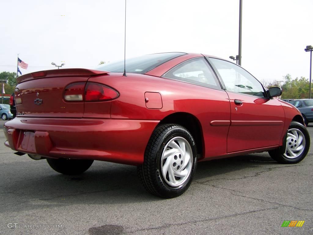 1999 Cavalier Coupe - Cayenne Red Metallic / Graphite photo #6