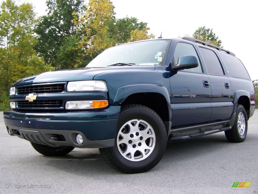 2005 Suburban 1500 Z71 4x4 - Bermuda Blue Metallic / Gray/Dark Charcoal photo #5