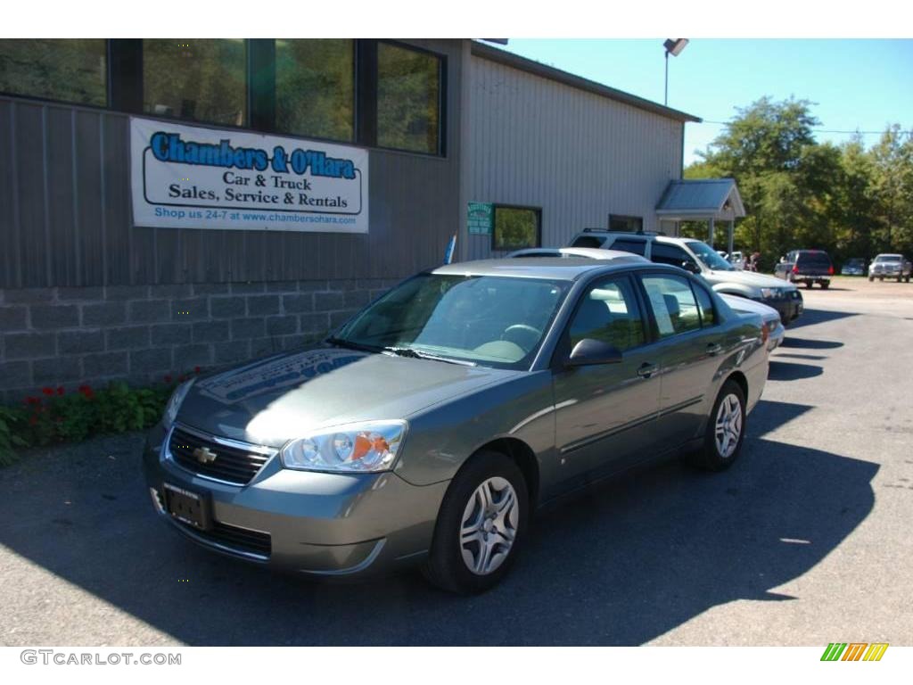 2006 Malibu LS V6 Sedan - Medium Gray Metallic / Titanium Gray photo #1